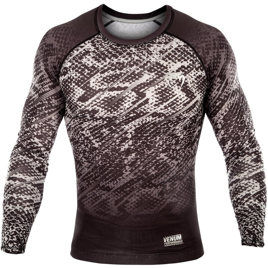camiseta de compressão tropical venum - pretocinza