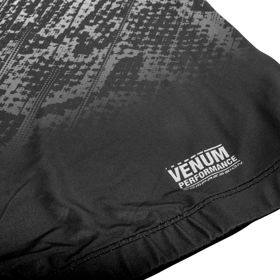 camiseta de compressão tropical venum - pretocinza
