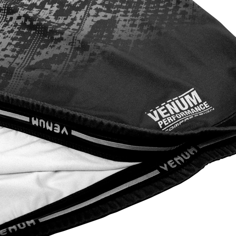 camiseta de compressão tropical venum - pretocinza