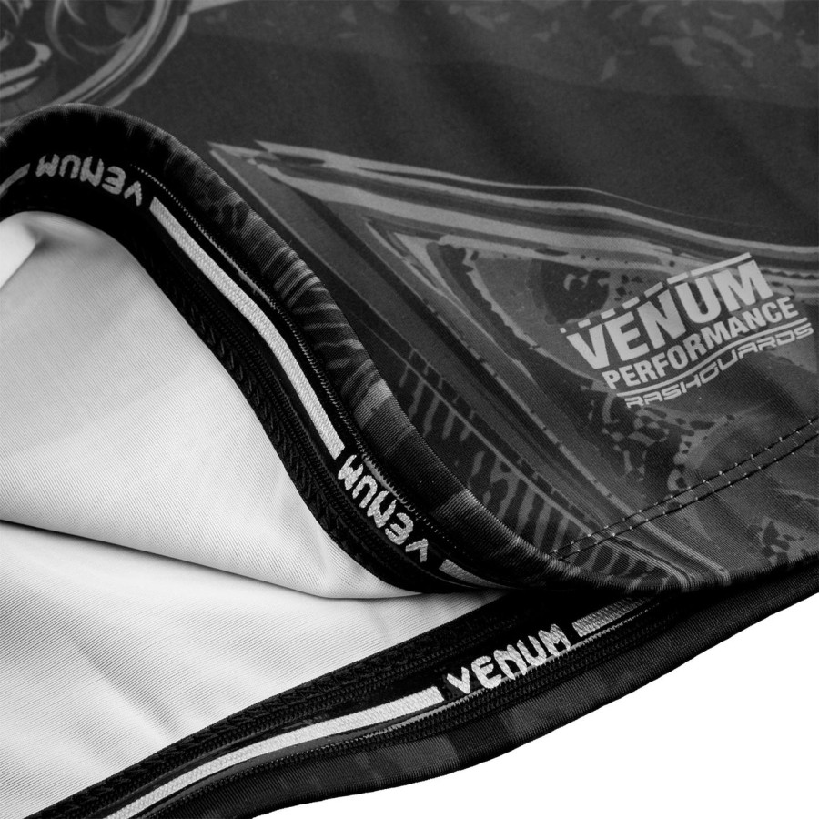 camiseta de proteção solar venum gladiator 3.0 - manga longa - pretopreto