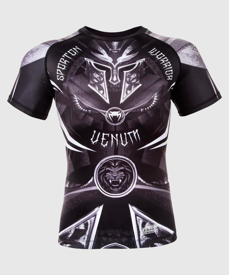 camiseta de proteção solar venum gladiator 3.0 - pretobranco - manga curta
