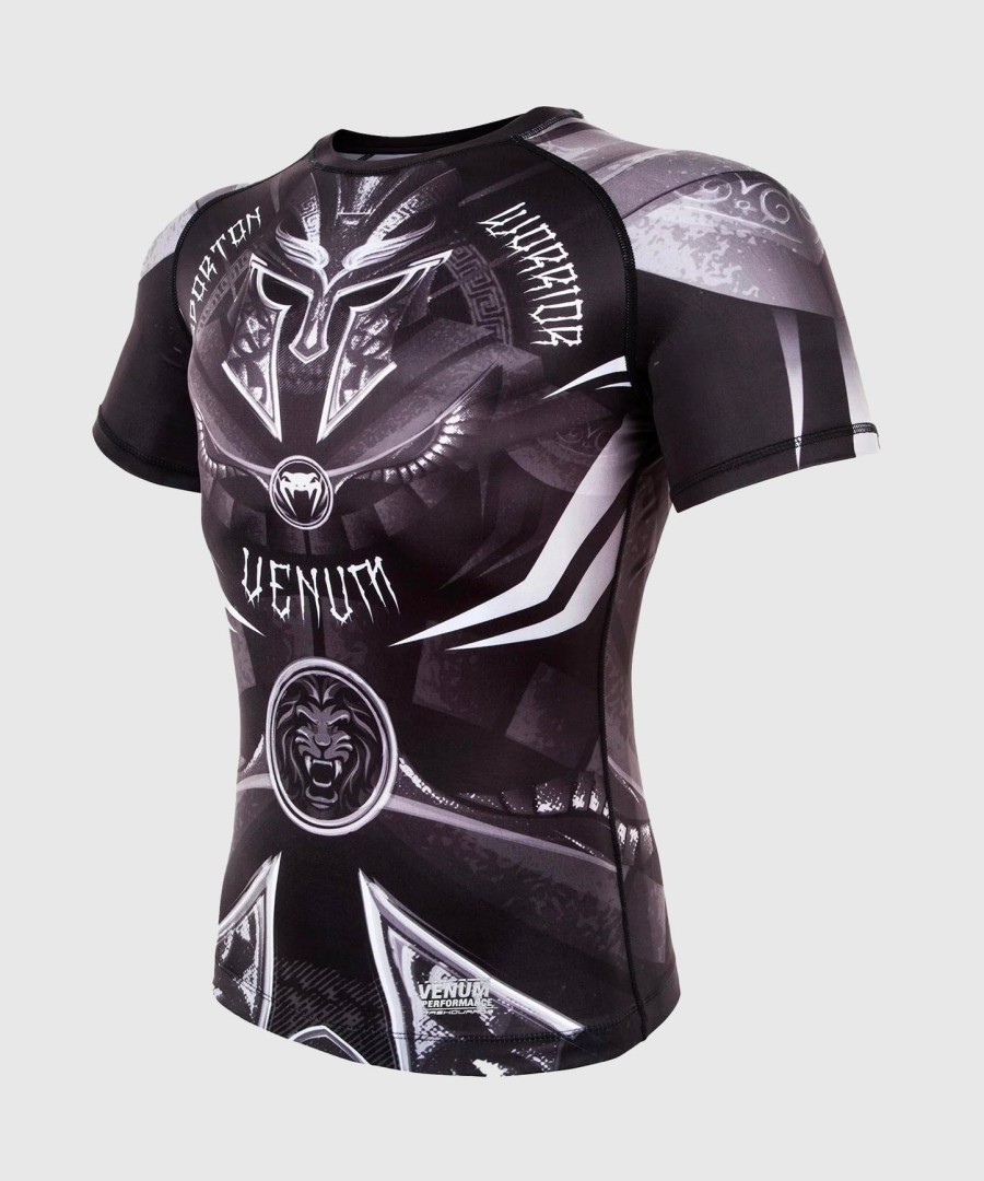 camiseta de proteção solar venum gladiator 3.0 - pretobranco - manga curta