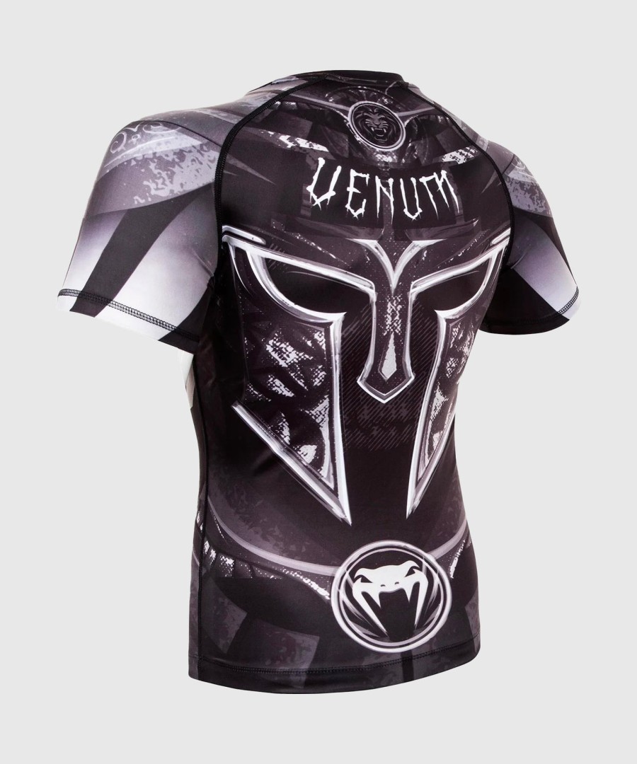 camiseta de proteção solar venum gladiator 3.0 - pretobranco - manga curta