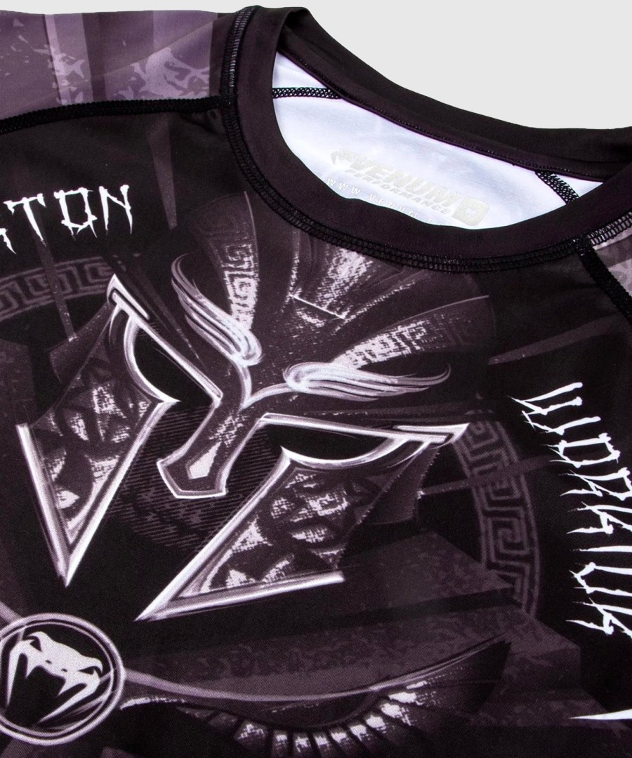 camiseta de proteção solar venum gladiator 3.0 - pretobranco - manga curta