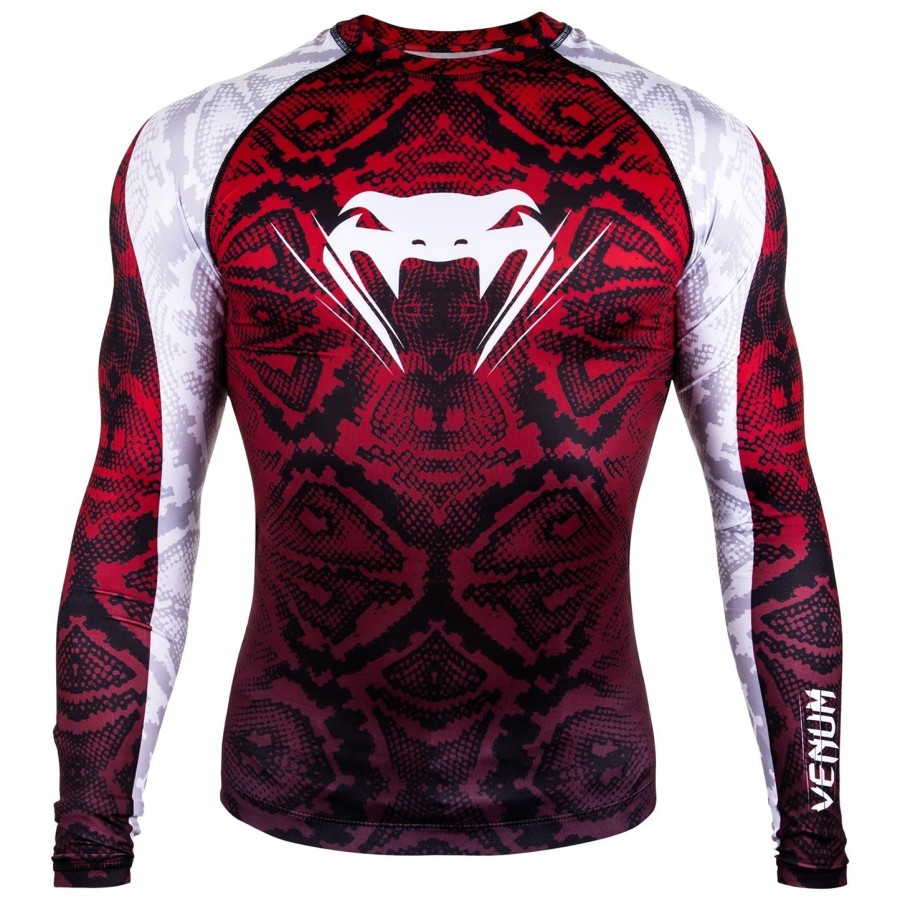 camiseta de proteção solar venum amazonia 5 - manga longa - vermelho amazônia