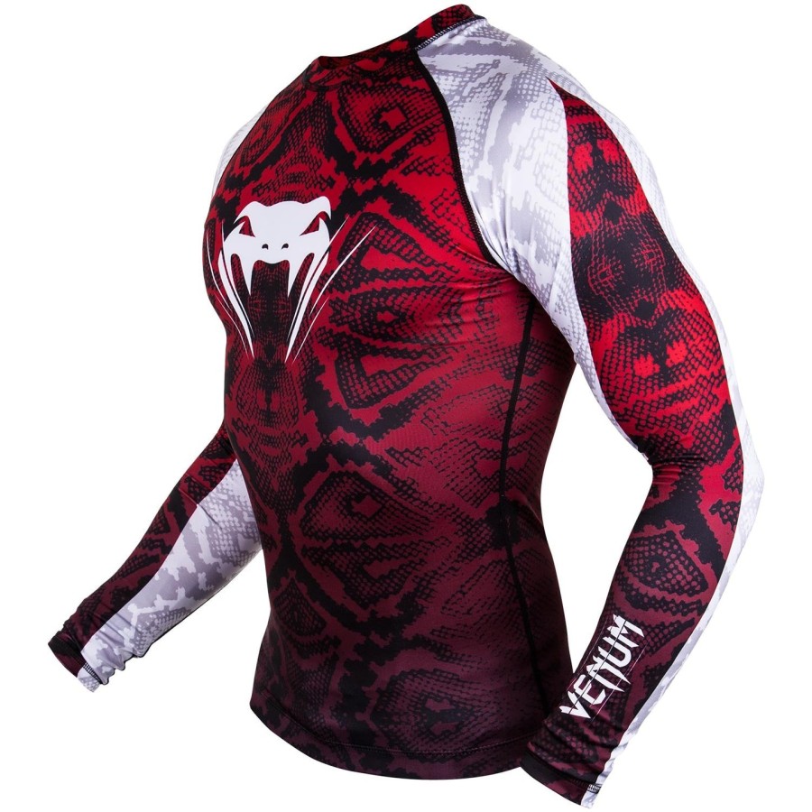 camiseta de proteção solar venum amazonia 5 - manga longa - vermelho amazônia