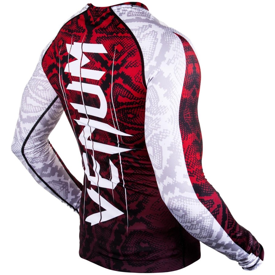 camiseta de proteção solar venum amazonia 5 - manga longa - vermelho amazônia