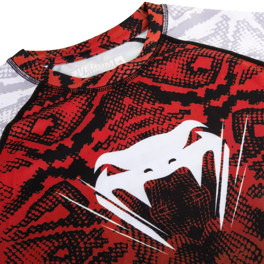 camiseta de proteção solar venum amazonia 5 - manga longa - vermelho amazônia