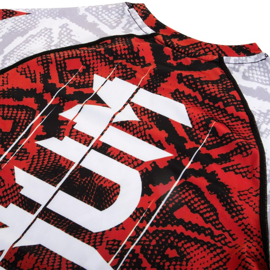 camiseta de proteção solar venum amazonia 5 - manga longa - vermelho amazônia