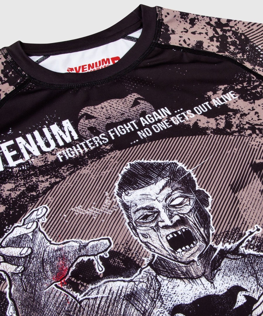 camiseta de proteção solar venum zombie return - manga longa - preta