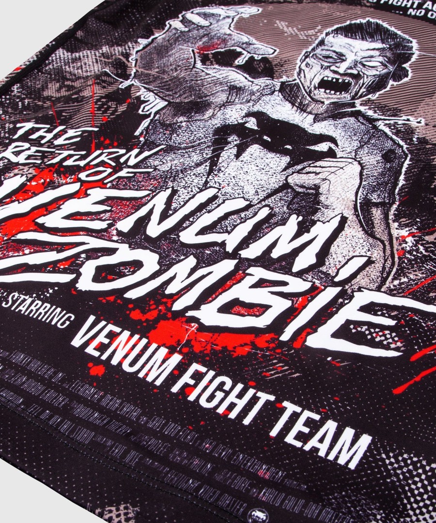 camiseta de proteção solar venum zombie return - manga longa - preta