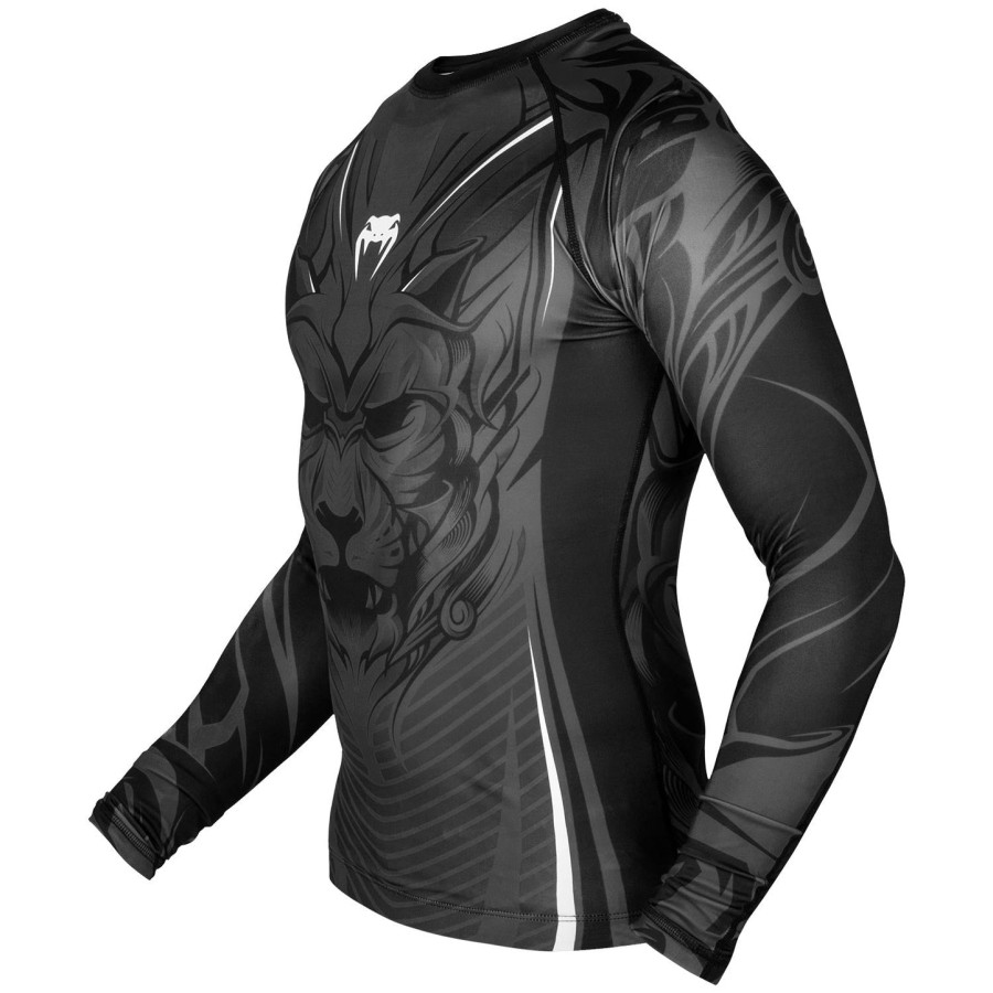 camiseta de proteção solar venum bloody roar - manga longa - cinza - exclusiva
