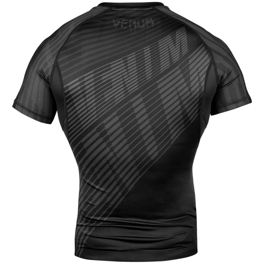 camiseta de proteção solar venum plasma - manga curta - pretapreta