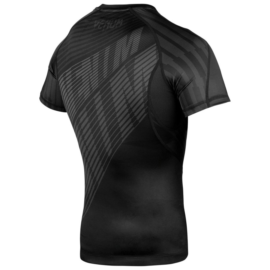 camiseta de proteção solar venum plasma - manga curta - pretapreta