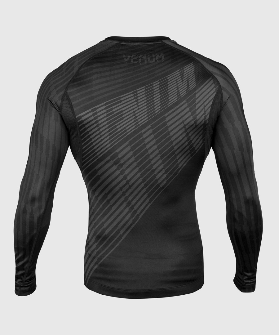 camiseta de proteção solar venum plasma - manga longa - pretapreta