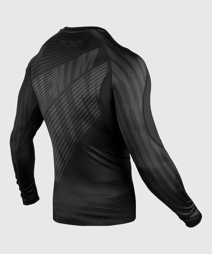 camiseta de proteção solar venum plasma - manga longa - pretapreta