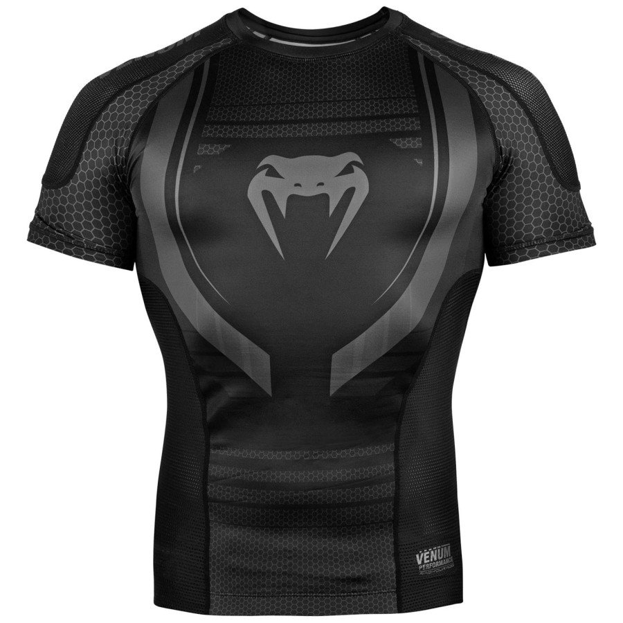 camiseta de proteção solar venum technical 2.0 - manga curta - pretapreta