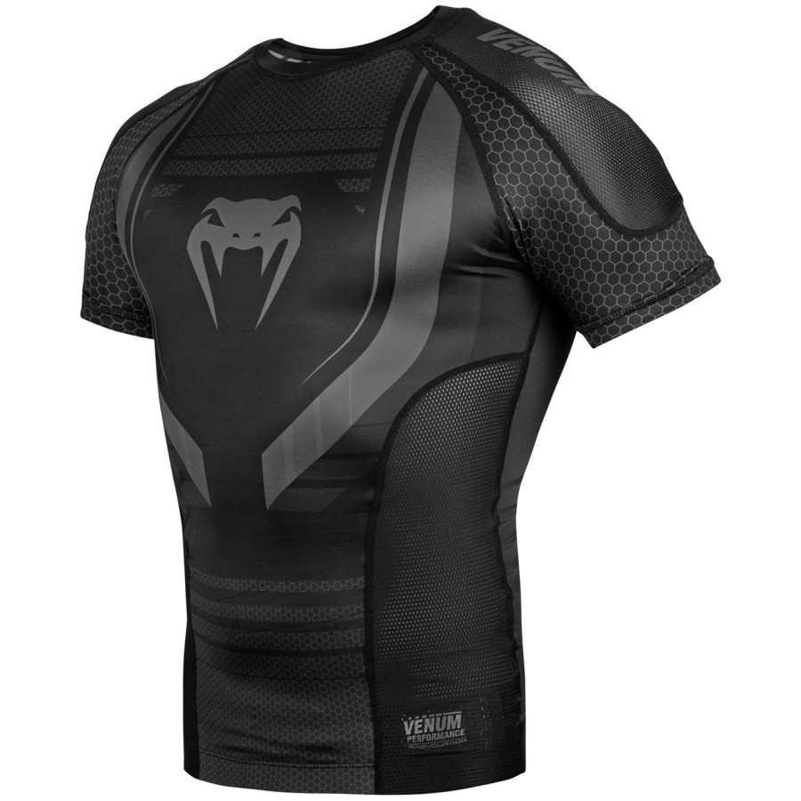 camiseta de proteção solar venum technical 2.0 - manga curta - pretapreta
