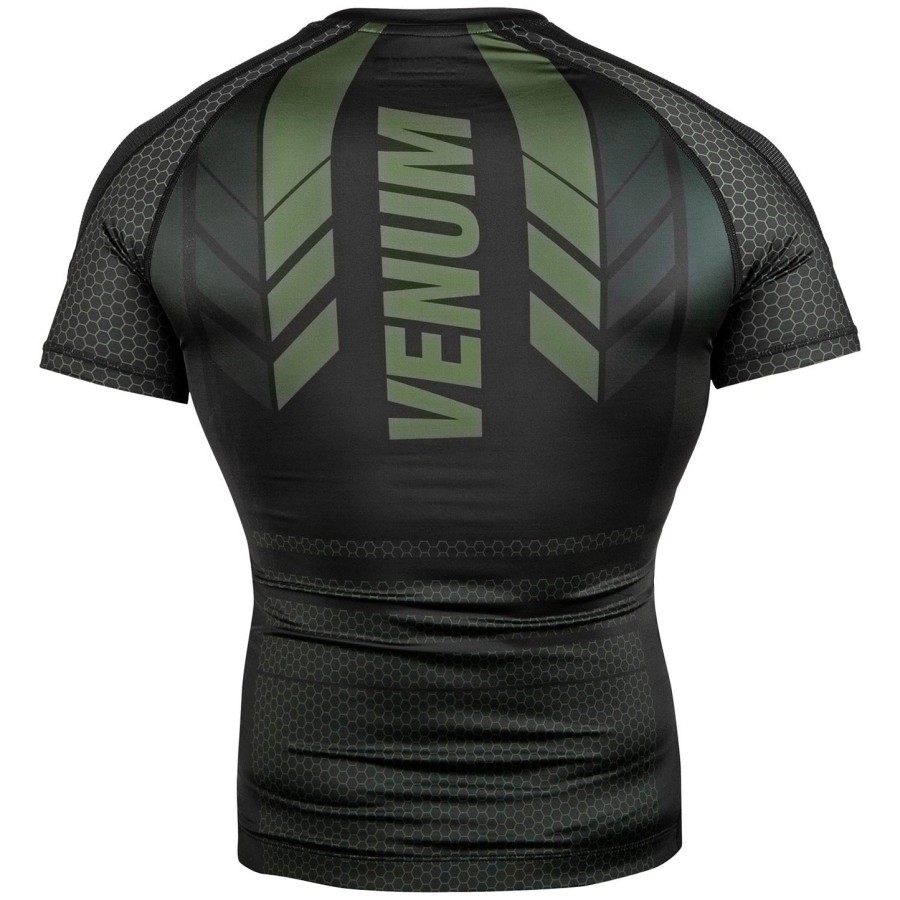 camiseta de proteção solar venum technical 2.0 - manga curta - pretocáqui - exclusiva