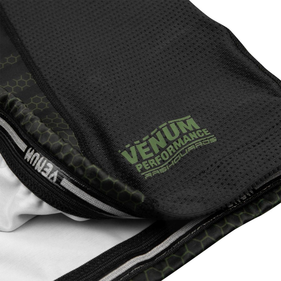 camiseta de proteção solar venum technical 2.0 - manga curta - pretocáqui - exclusiva
