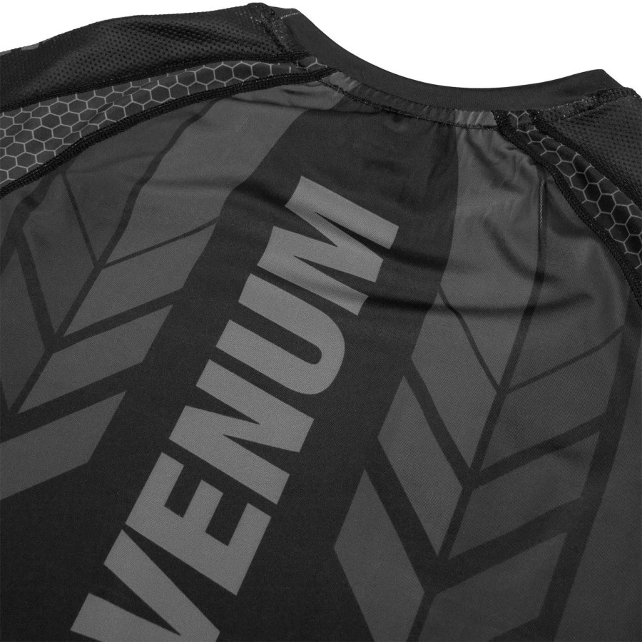 camiseta de proteção solar venum technical 2.0 - manga longa - pretapreta