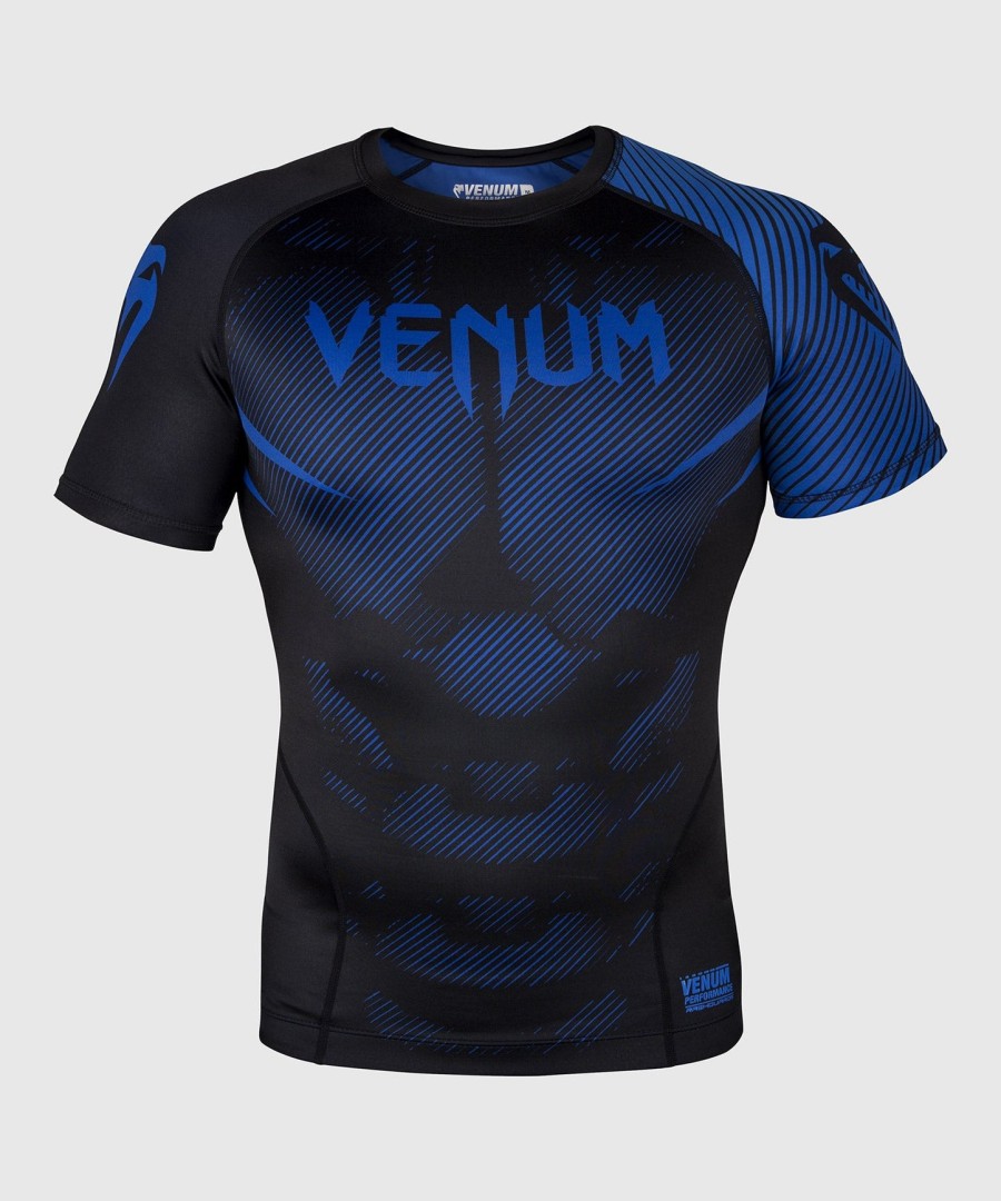 rashguard venum nogi 2.0 - manga curta - pretoazul