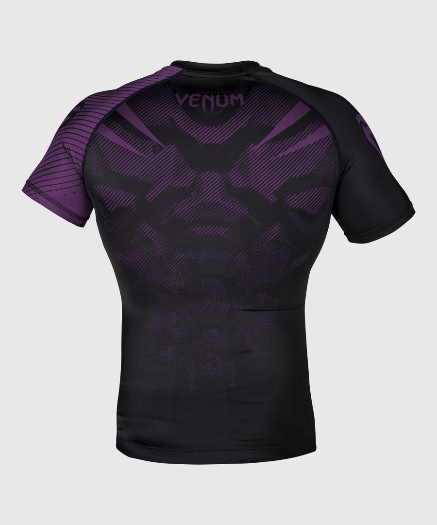 rashguard venum nogi 2.0 - manga curta - pretoroxo