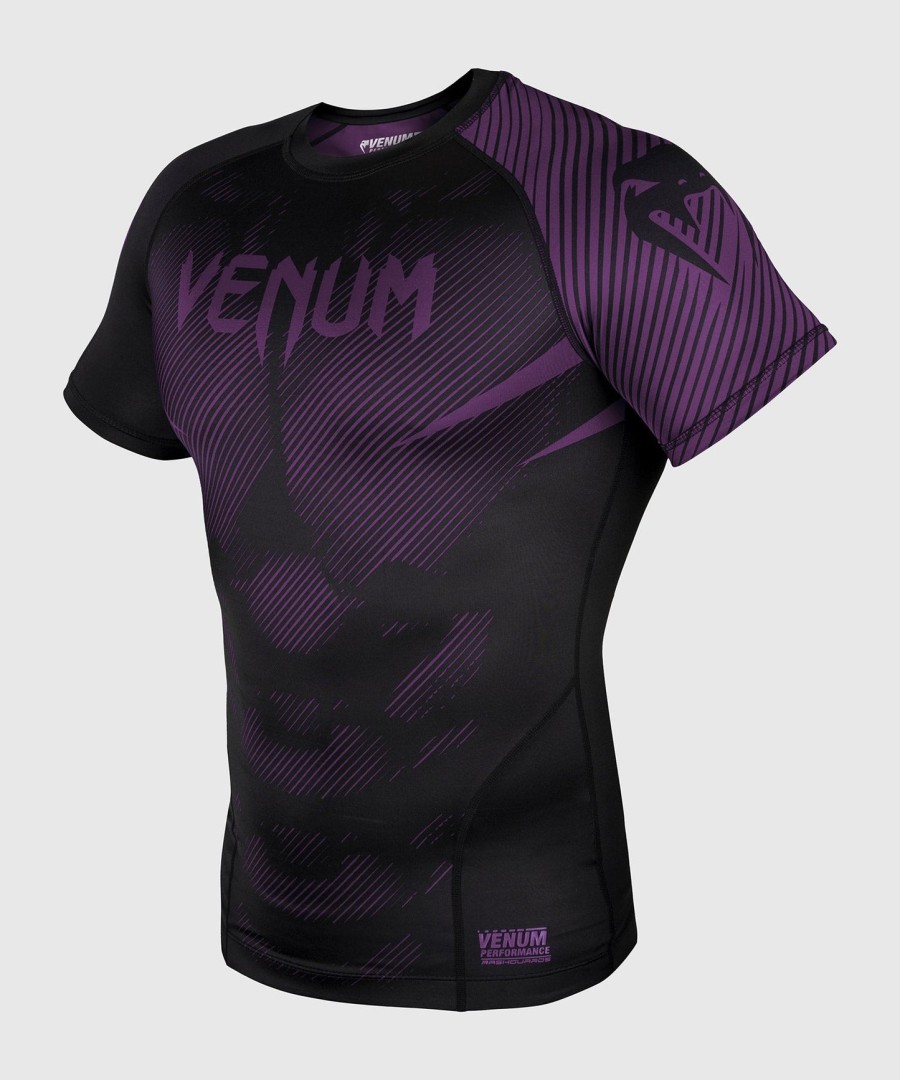 rashguard venum nogi 2.0 - manga curta - pretoroxo