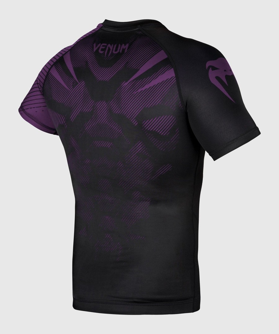 rashguard venum nogi 2.0 - manga curta - pretoroxo