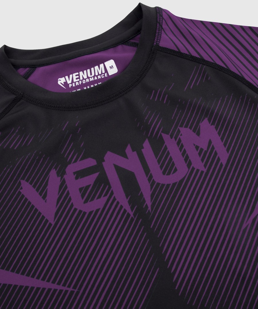 rashguard venum nogi 2.0 - manga curta - pretoroxo