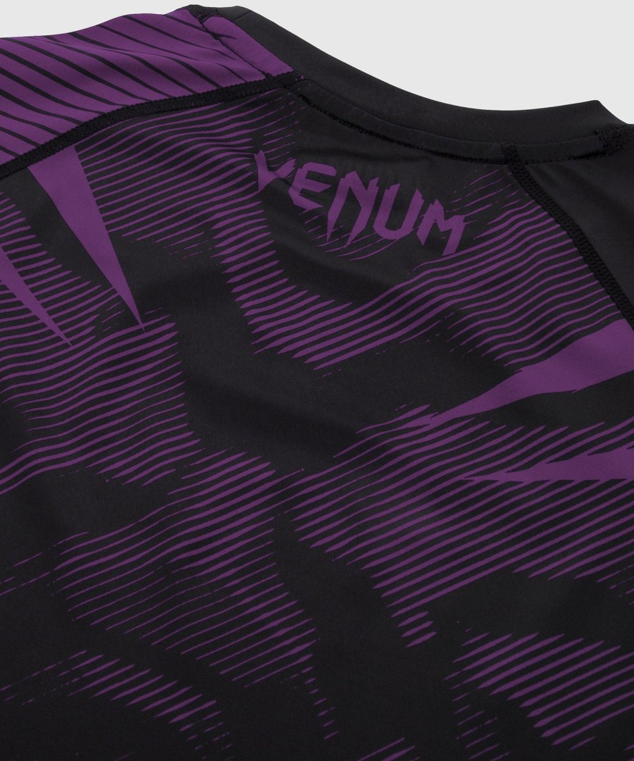 rashguard venum nogi 2.0 - manga curta - pretoroxo
