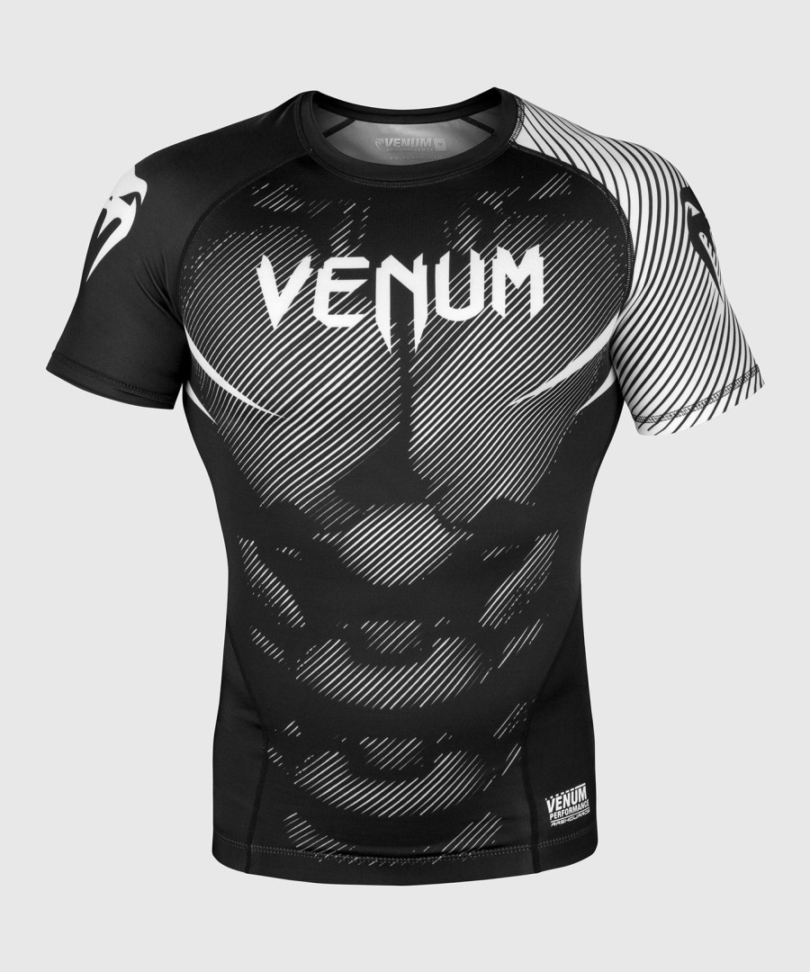 rashguard venum nogi 2.0 - manga curta - pretobranco