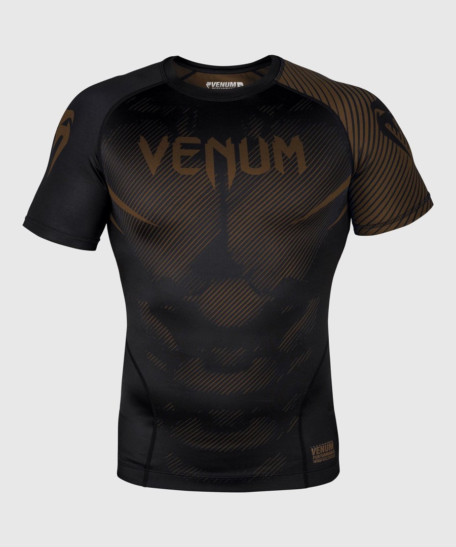 rashguard venum nogi 2.0 - manga curta - pretomarrom
