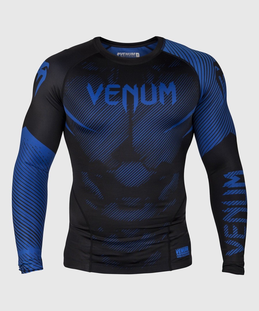 venum nogi 2.0 rashguard - manga longa - pretoazul