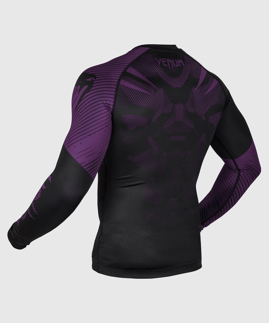 venum nogi 2.0 rashguard - manga longa - pretoroxo