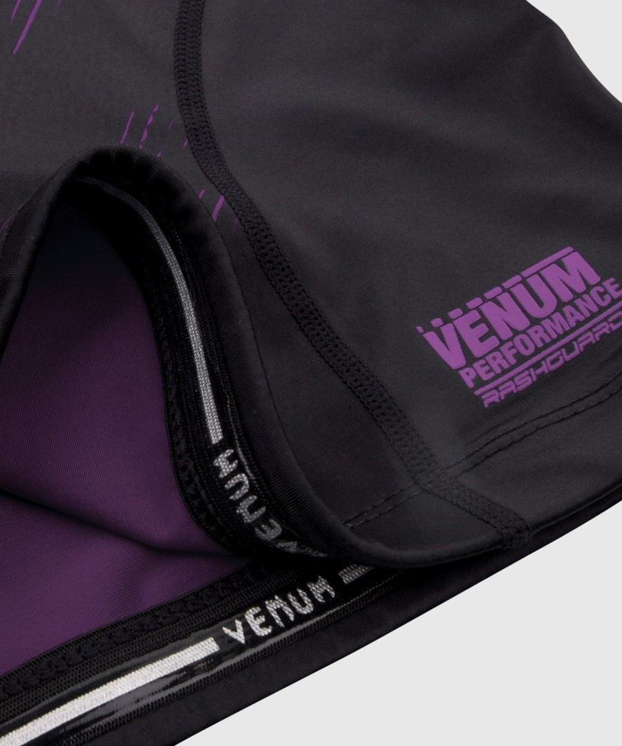 venum nogi 2.0 rashguard - manga longa - pretoroxo