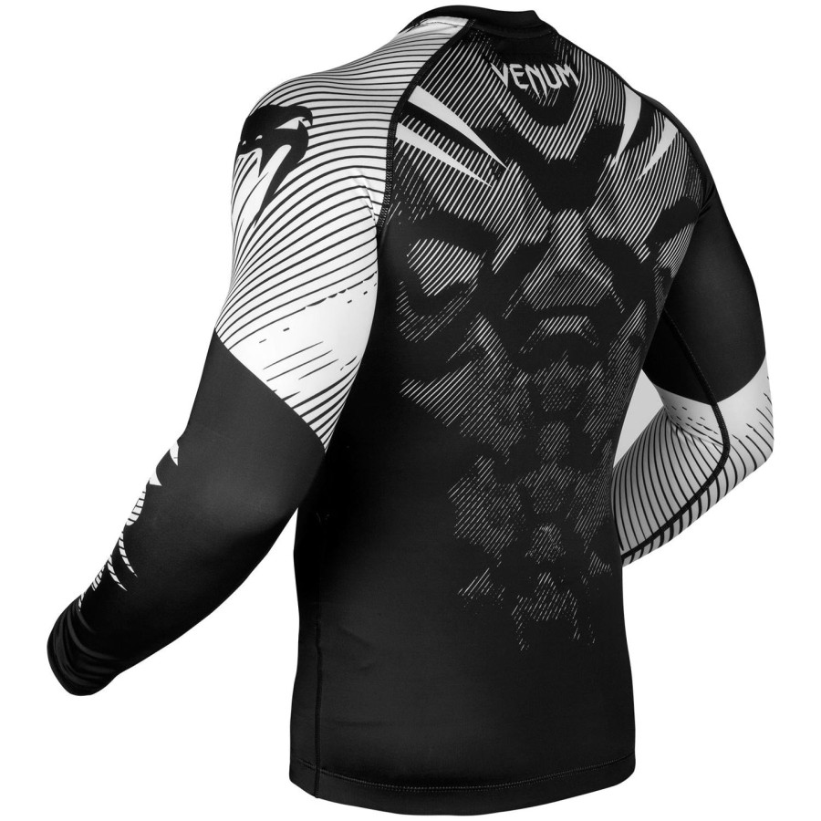 rashguard venum nogi 2.0 - manga longa - pretobranco