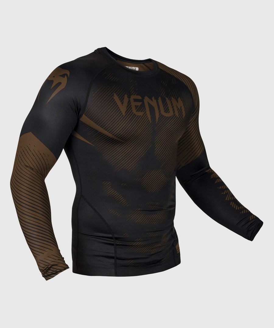 rashguard venum nogi 2.0 - manga longa - pretomarrom