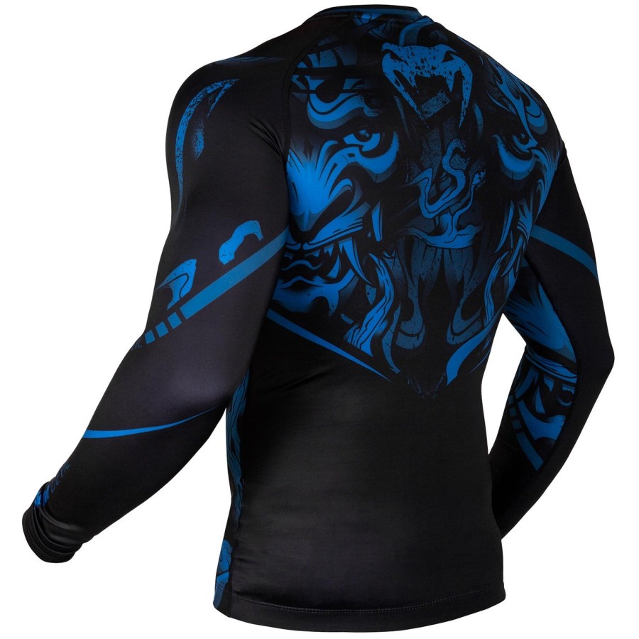 camiseta de proteção solar venum devil - manga longa - azul marinhopreto