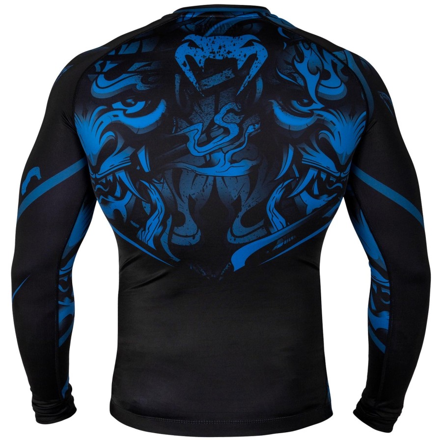 camiseta de proteção solar venum devil - manga longa - azul marinhopreto