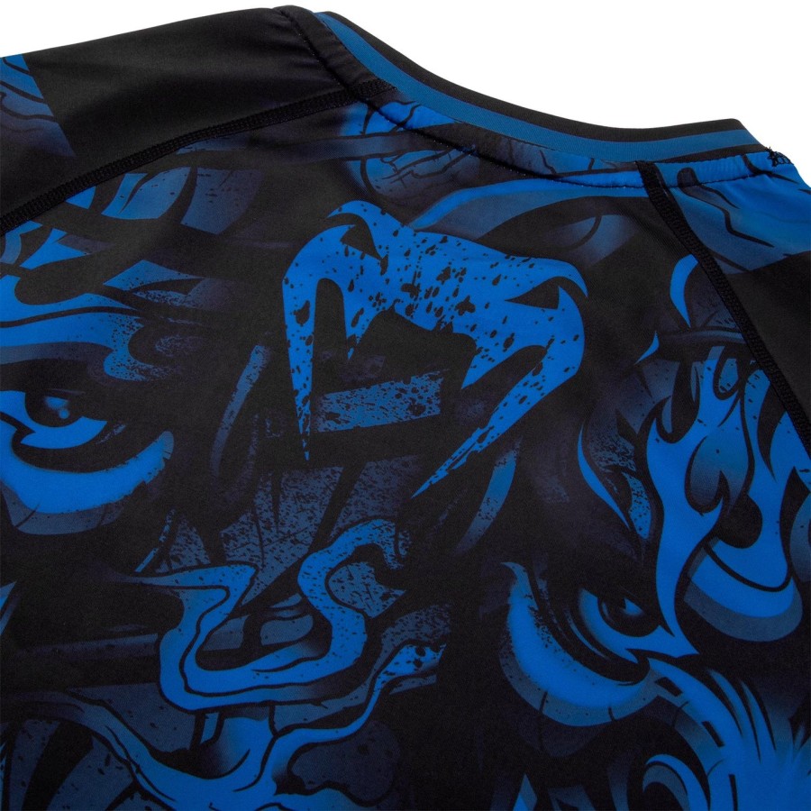 camiseta de proteção solar venum devil - manga longa - azul marinhopreto