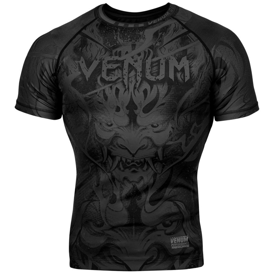 camiseta de proteção solar venum devil - manga curta - pretapreta