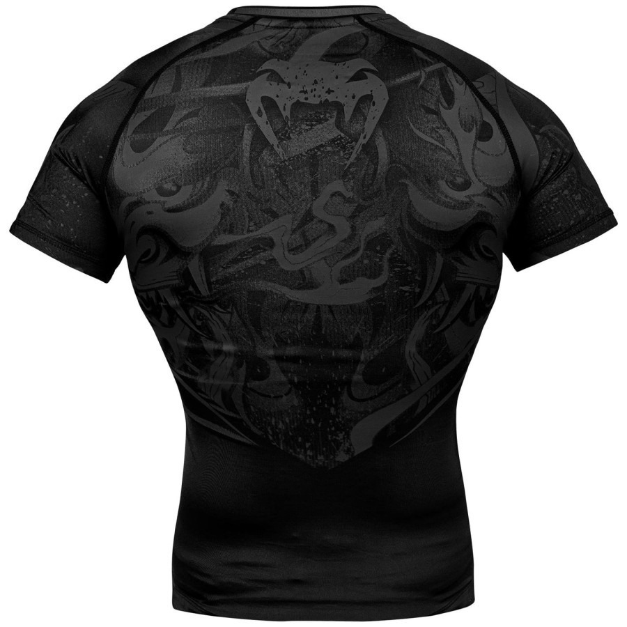 camiseta de proteção solar venum devil - manga curta - pretapreta