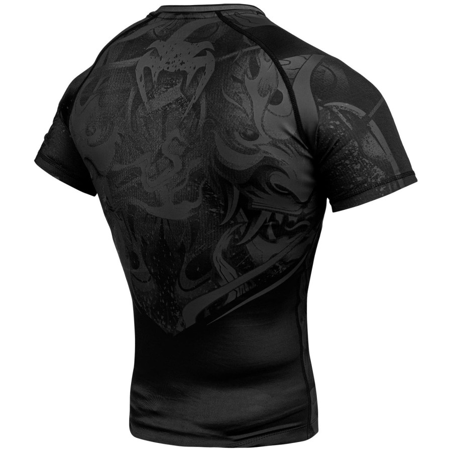 camiseta de proteção solar venum devil - manga curta - pretapreta