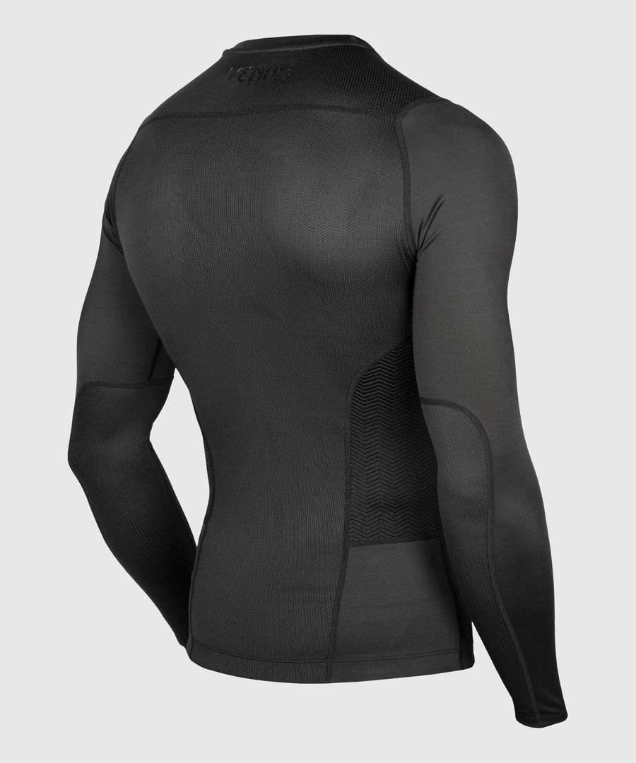 camiseta de proteção solar venum g-fit - manga longa - preta