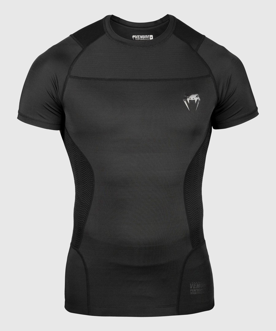 camiseta de proteção solar venum g-fit - manga curta - preta