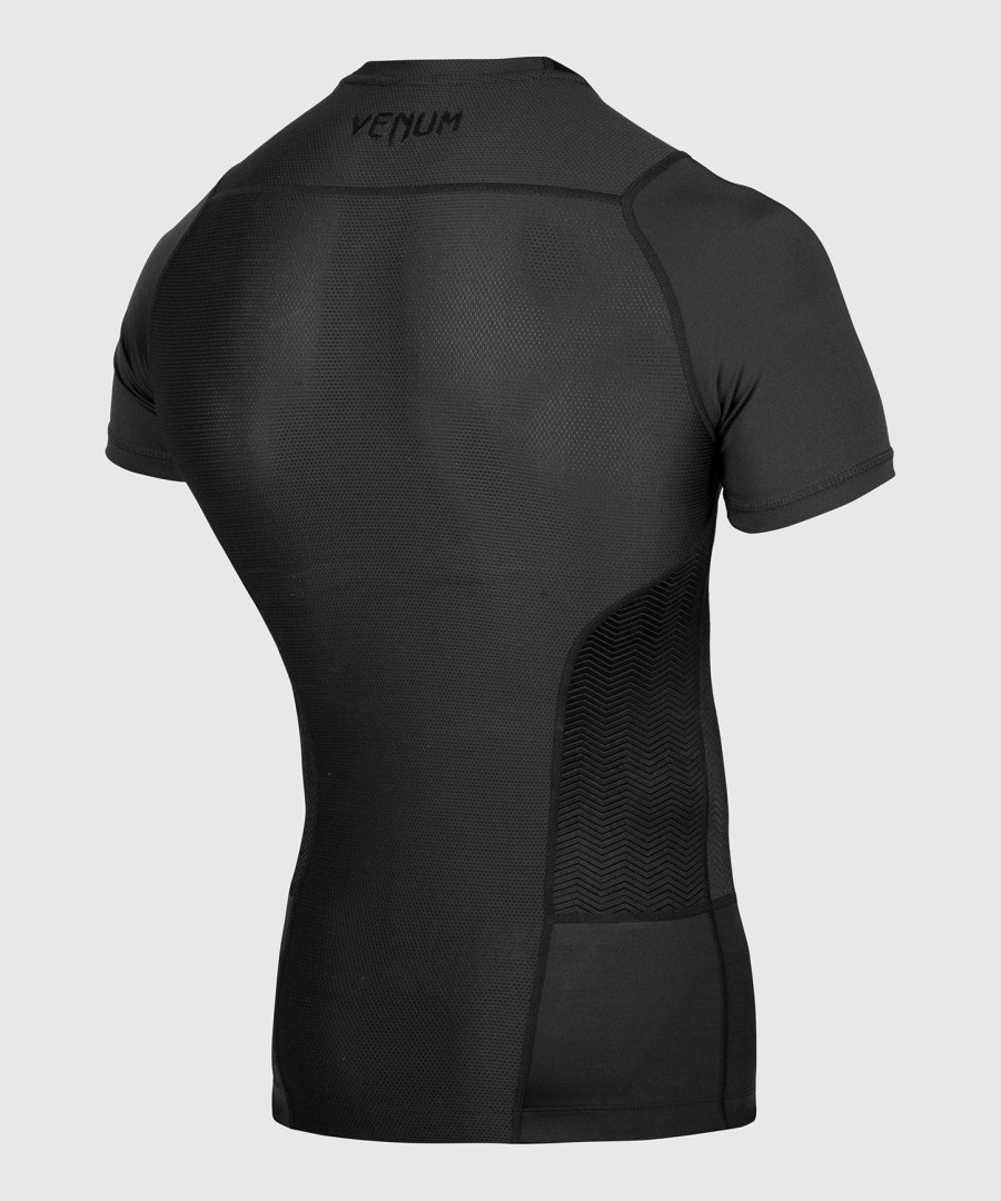 camiseta de proteção solar venum g-fit - manga curta - preta