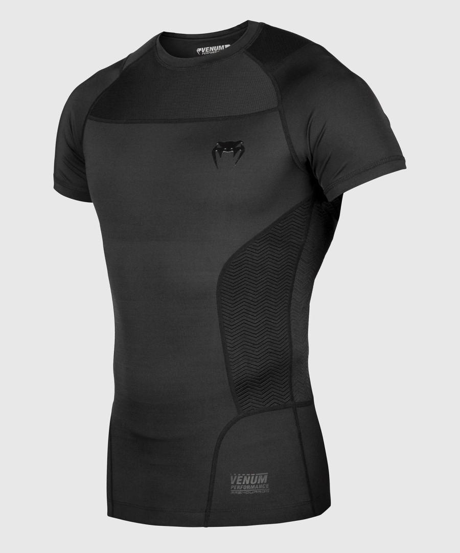 camiseta de proteção solar venum g-fit - manga curta - preta