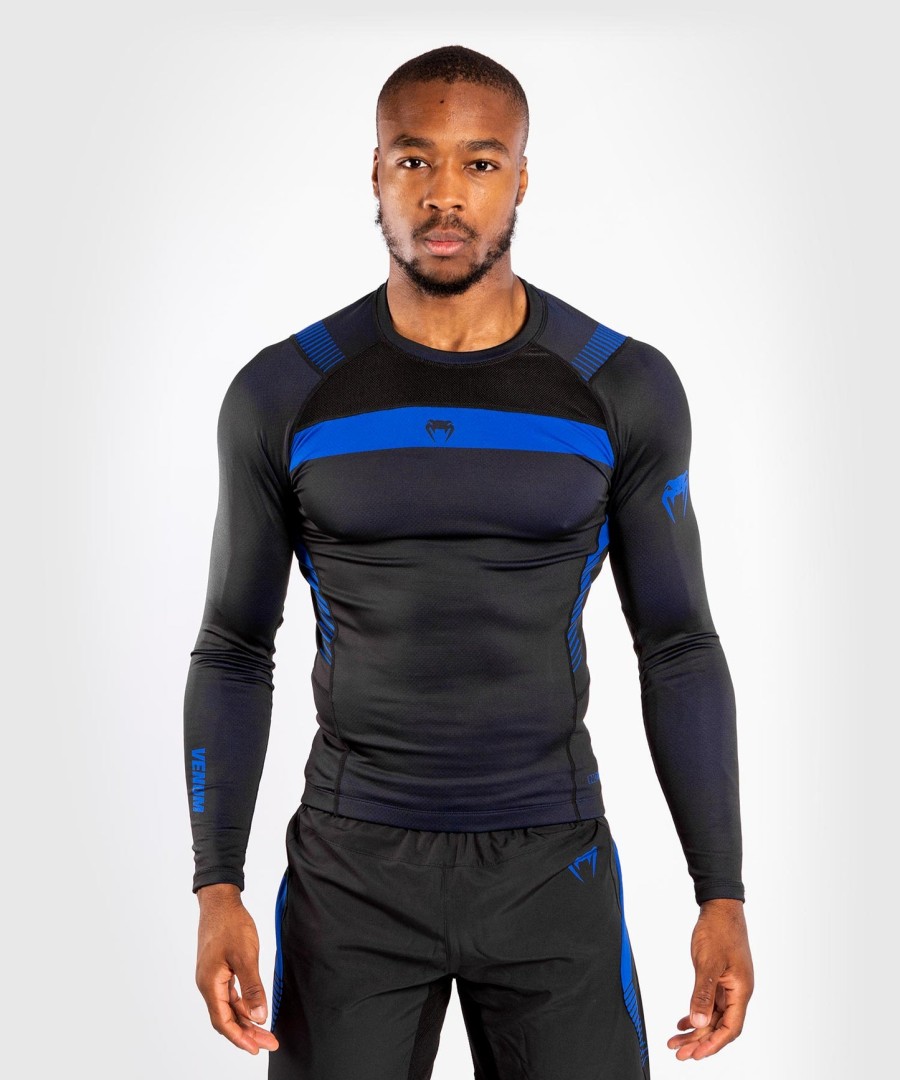 rashguard venum nogi 3.0 - manga longa - pretoazul
