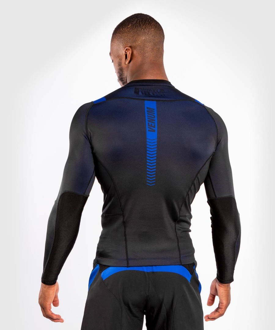 rashguard venum nogi 3.0 - manga longa - pretoazul
